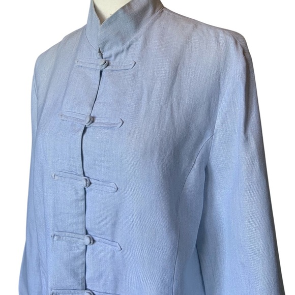 Luxury French brand - 100% linen Jacket/ Blouse Medium to Large - Picture 2 of 12